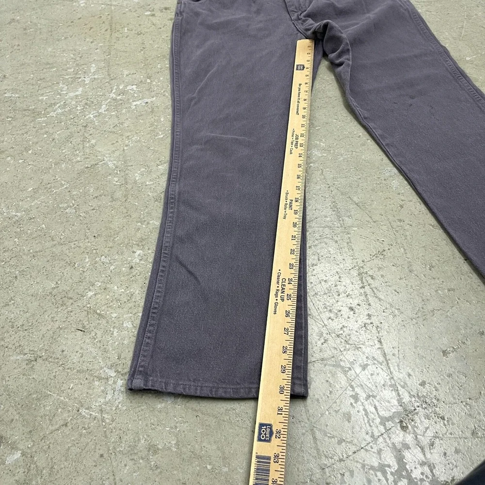 Vintage Wrangler Jean 35x30 Purple Pants 936 Slim Cowboy Western Denim Tag 36x32